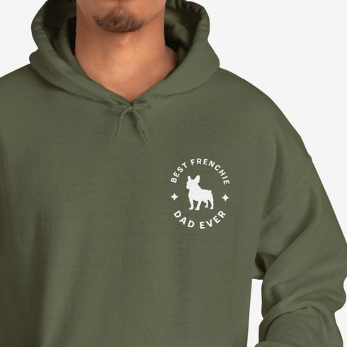 French Bulldog Men's Hoodie - Best Frenchie Dad Hoodie